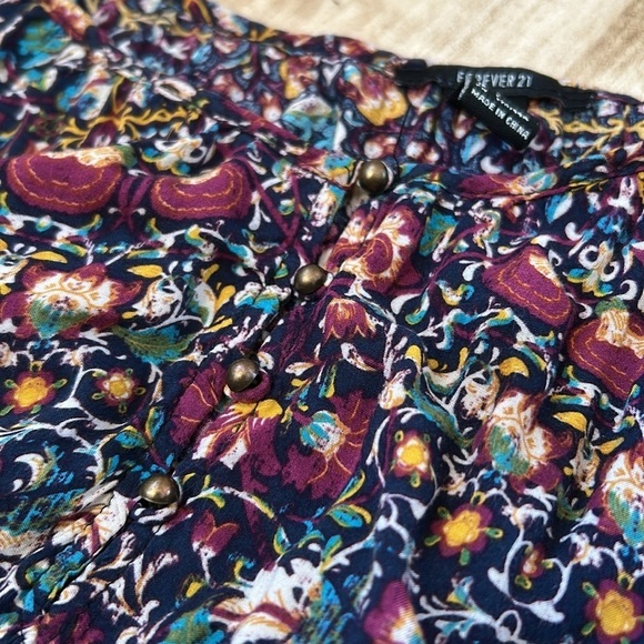 Forever 21 Multicolor Patterned Blouse - Picture 9 of 9